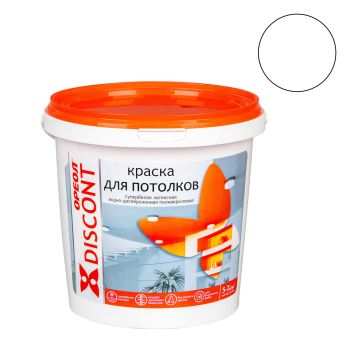 Краска акриловая для потолков 1,5 кг Дисконт Ореол *6/336