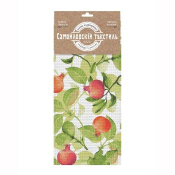 Полотенце вафельное 40*70см на хангере 8965/1 Этюды Самойловский текстиль *1/25