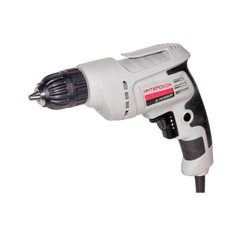 Дрель  350Вт 1скор.0-3000об/мин патрон10мм реверс Д-10/350ЭР ИНТЕРСКОЛ *1/10