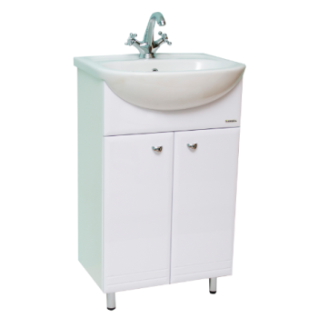 Тумба /Акварель/ "Эрика 50"  (490*291*720) белая (выписывать раковину АЭ231) *1