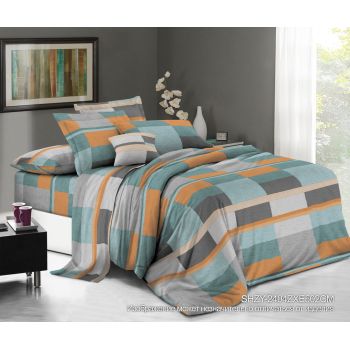 Постельное белье 1,5сп бязь Орхидея SHZY-2404ZXE 502 CM, наволочки 70*70 - 2шт *1