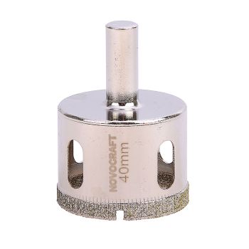 Коронка по стеклу/керамика  40мм алмазная (KAC040056301) Novocraft  *1/25