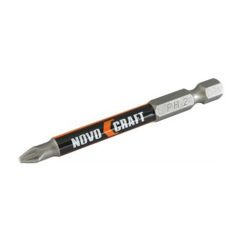 Бита крестовая PH2х 70мм (2 шт) магнитная S2 хвостовик1/4"Е (B420 2070 0210) NovoCRAFT *1/25