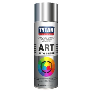 Эмаль-аэрозоль хром 520/400 мл TYTAN Professional *1/12