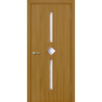 Дверь межкомнатная остеклённая "Диадема" Миланский орех 700мм BROZEX-WOOD *1