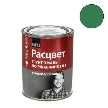 Грунт-эмаль по ржавчине зеленая 0,9 кг Ral 6029 Расцвет *1/14/490