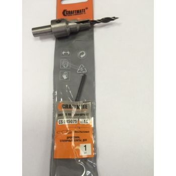 Сверло по дереву  4,5мм(1шт)под евровинт(конфирмат) CRAFTMATE (CS045075)   *3/10
