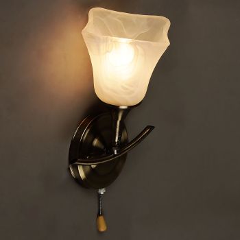 Бра K1373/1W  АВ  Кувшинка   1*60W E14  220V  (h=300, w=170, l=190)    VERNER LIGHTING *1