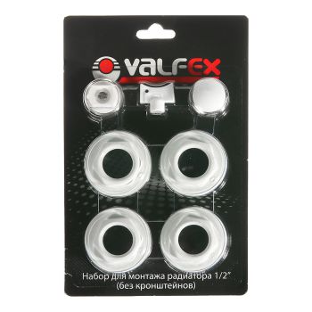 Набор для монтажа радиаторов Ø1/2" без кронштейнов VALFEX(аналог ЗЧ457) *1/40