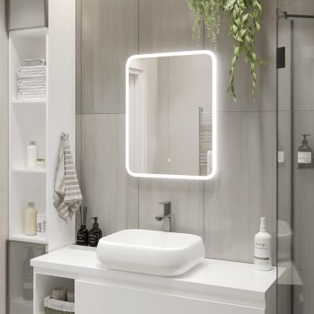 Зеркало /Agata/ "Бруно" 600*800 LED-подсветка, сенсорный выключатель *1