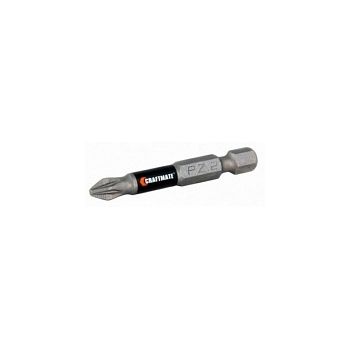 Бита крестовая PZ2х50мм (2 шт) магнитная S2TiN хвостовик1/4"Е TITAN (В43-21-0502TG) NovoCRAFT *1/25