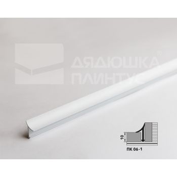 Профиль окантовочный ПК 06-1.2700.16 Белый Лука *6