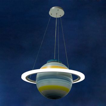 Люстра 8407 BL 32W*2+Е27 blue 600мм S=6м2  VERNER LIGHTING *1