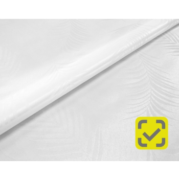 Скатерть тканенвая с TPU покрытием JACQUARD белая, 140*180см, мод. YM-T20C *1