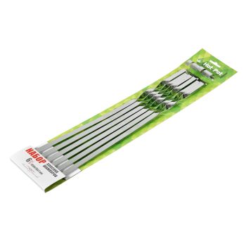 Hot Pot   Набор плоских шампуров 45 см 6 штук в упаковке /12