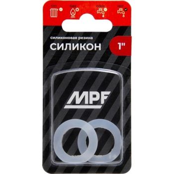 Прокладка 1" силикон(белая) MPF (2 шт) MP *10/150