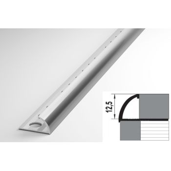 Профиль окантовочный ПК 13.2700.01л серебро Лука *6