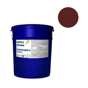 Грунтовка ГФ-021 красно-коричневая 20 кг профи EMPILS *1/33