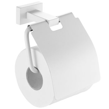 Держатель для туалетной бумаги белый 140х150х60 мм Shevanik SG5605C *1/40