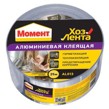 ХозЛента Момент 25 м (алюм) 1690068   *1/36