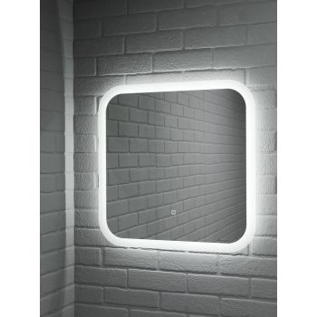 Зеркало /Sansa/ "Капри" 600*600 LED-подсветка, сенсорный выключатель *1/10