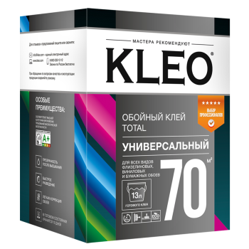 Клей для обоев универсальный 500г TOTAL 70 KLEO  70м2  *1/12