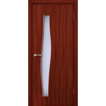 Дверь межкомнатная остеклённая "Волна" Итальянский орех 700мм BROZEX-WOOD  *1