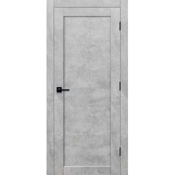 Дверь межкомнатная глухая ЦАРГИ COMFORT-1 Цемент 3D 600мм BROZEX-WOOD *1