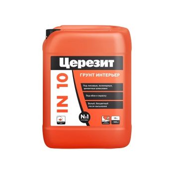 Грунтовка акриловая для внутренних работ 10л Церезит IN10 *1/60