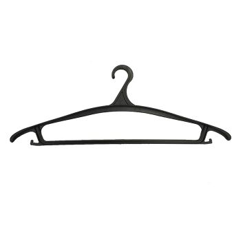 Плечики-вешалка для одежды пластм. р-р 52-54 темные SK345 ("МультиПласт")  *1/50