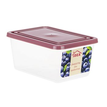 Емкость для продуктов пластм. 0,4л 125х60x90мм М1450 ("М-Пластика") *1/64