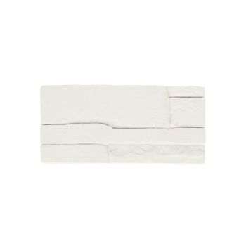 Гипсовая плитка Скала 200Х96 белая (уп 24 шт=0,46 кв.м.) ГП 100 *1/80