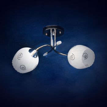 Люстра А2318/2 BCH Е27 2*40Вт (h=260; d=450)  VERNER LIGHTING *1