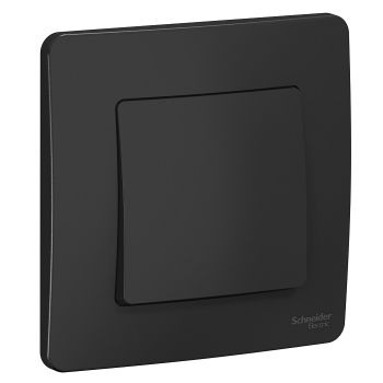 Выключатель "BLANCA" СП 1кл. антрацит 10А 250В  BLNVS010106  *10/20