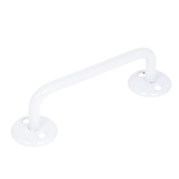 Ручка-скоба 100мм-3 белая (индивидуальная упаковка) ДомоСтрой *10/50