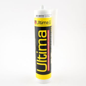 Герметик силиконовый универсальный коричневый 280мл "ULTIMA U"  1/12