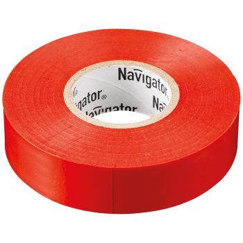 Изолента Navigator NIT-B15-10/R  красная 71230 *10/300