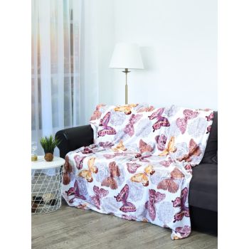 Плед 150*200см фланель печатный Бабочки TF FN F108 b1520 Absolute *1