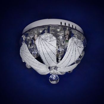 Люстра Y0794/3+3 CH Е14 3*40Вт +3*3Вт d.300мм ( h=200; d=300)  VERNER LIGHTING *1