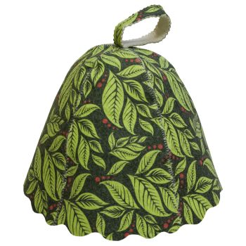 Шапка  банная "Листья" 100 % шерсть "Банные штучки" 41139 *1/20