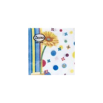 Салфетки бумажные 1сл 24*24см 40шт Design Джинс 1сл *32