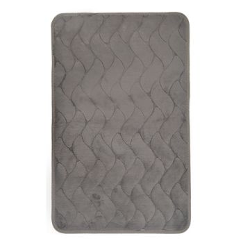 Коврик д/ванной Aquadomer  "Marina" (50см х 80см) Серый АМ002  *1/50