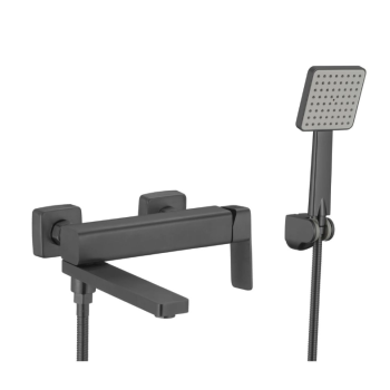 Смеситель для ванны FMARK черный FS8724-22H *1/6