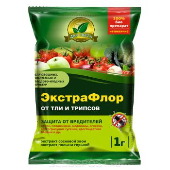 Средство от тли и трипсов ЭкстраФлор №1 1г (ДГрин) *10/200