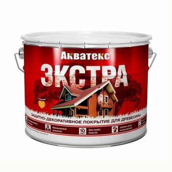 Защитно-декоративное покрытие для древесины алкидное орегон 9 л Акватекс-ЭКСТРА *1/55