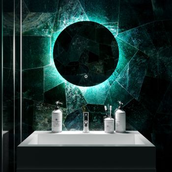 Зеркало /SM/ "Саванна лайт" D=500 (открытая подсветка, сенсорный выключатель) *1/10