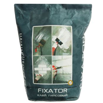 Клей для гипсовой плитки FIXATOR летний  4 кг *1