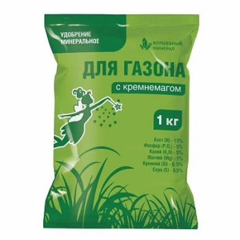 Удобрение для Газона с КРЕМНЕМАГОМ 1кг (Пермагробизнес) *10/960