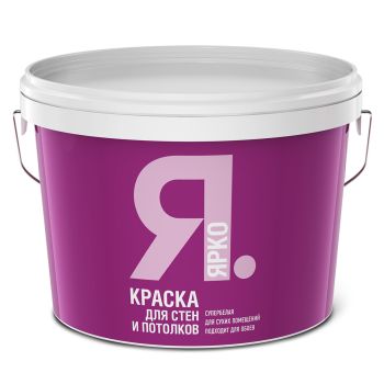 Краска акриловая для стен и потолков 14 кг ЯРКО *1/44