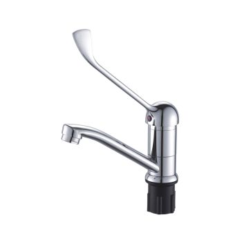 Смеситель для кухни Эверест B45-37 короткий излив (хром) *1/10